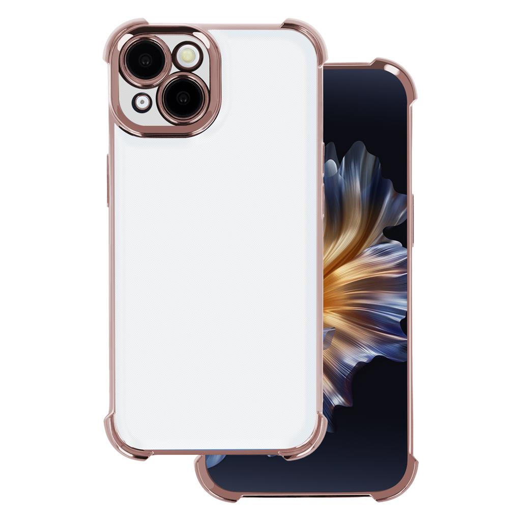 Samsung Galaxy A26 5G Anti shock chrome hátlap tok (Arany)