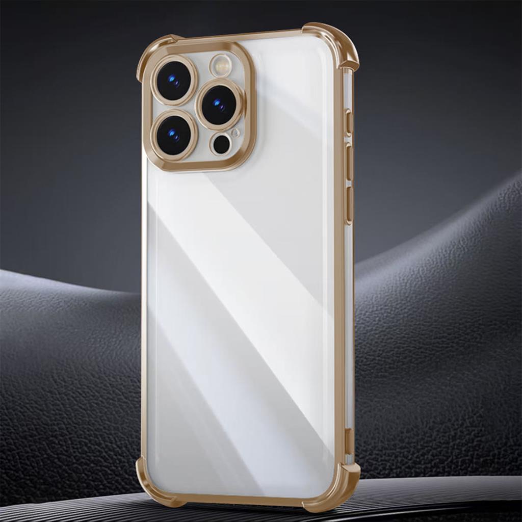Samsung Galaxy A26 5G Anti shock chrome hátlap tok (Arany)