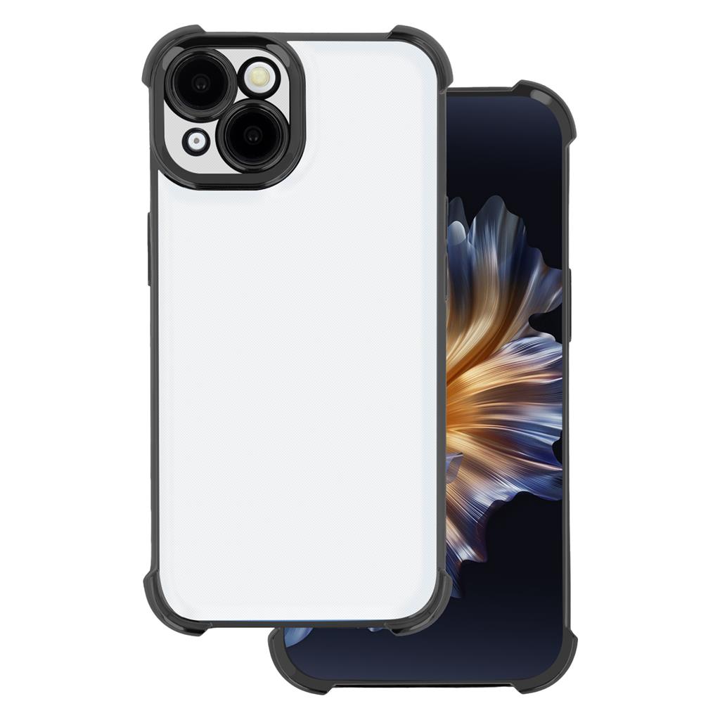 Samsung Galaxy A26 5G Anti shock chrome hátlap tok (Fekete)