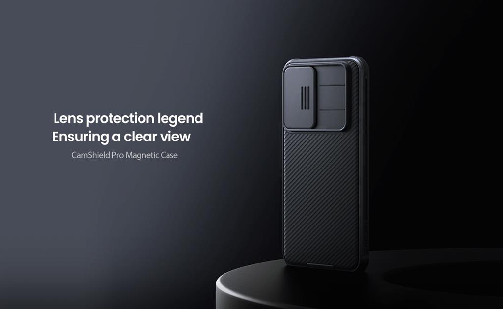 Samsung Galaxy A26 5G Nillkin camshield armor hátlap tok (Fekete)