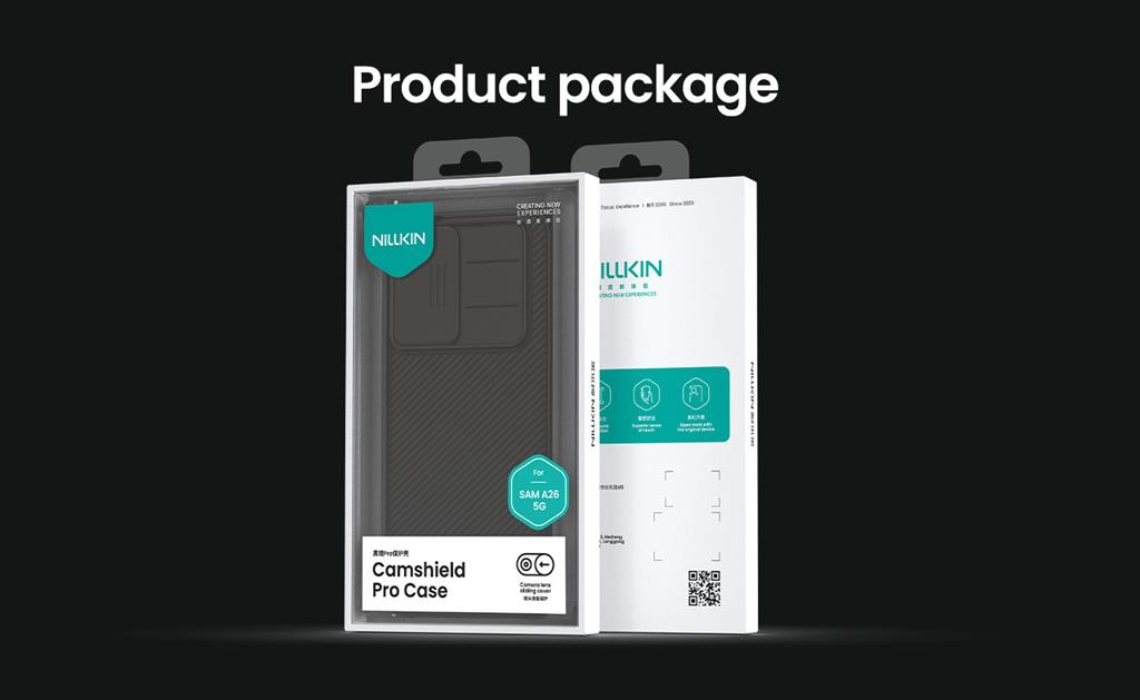 Samsung Galaxy A26 5G Nillkin Camshield pro hátlap tok (Fekete)
