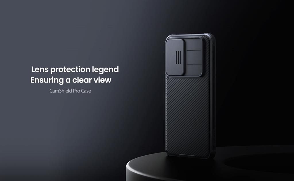 Samsung Galaxy A26 5G Nillkin Camshield pro hátlap tok (Fekete)