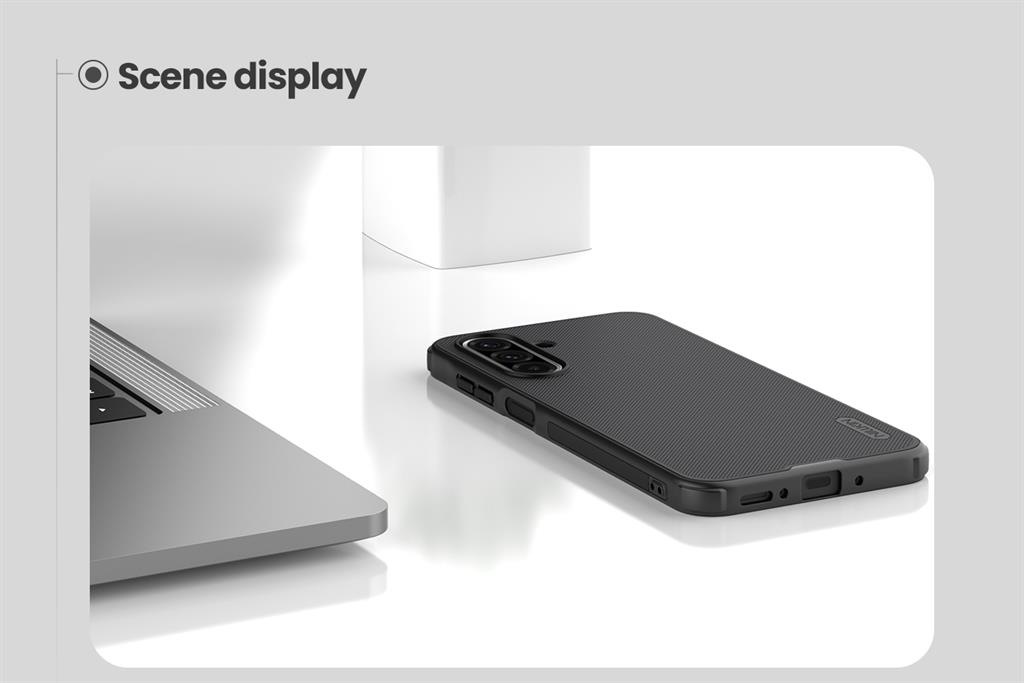 Samsung Galaxy A26 5G Nillkin Lenswing magsafe hátlap tok (Fekete)