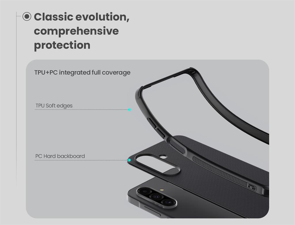 Samsung Galaxy A26 5G Nillkin nature pro magsafe hátlap tok (Fekete)