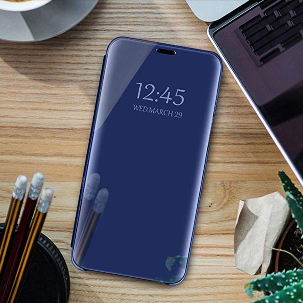 Samsung Galaxy A31 Clear view notesz tok (Kék) 5
