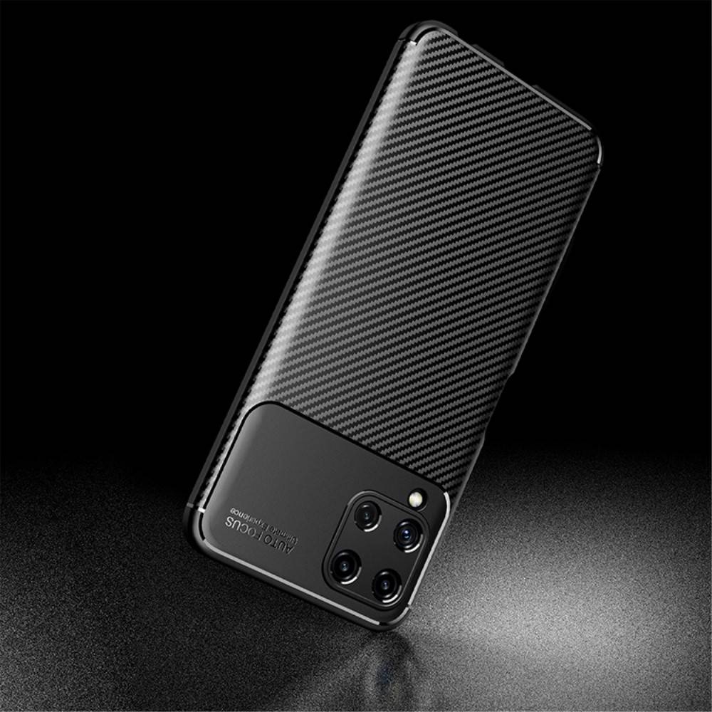 Samsung Galaxy A32 5G carbon fiber szilikon hátlap tok, (Fekete) 3