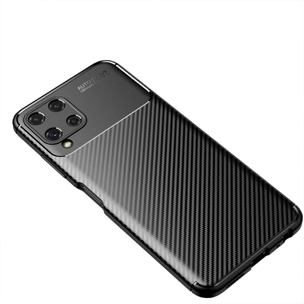 Samsung Galaxy A32 5G carbon fiber szilikon hátlap tok, (Fekete) 4