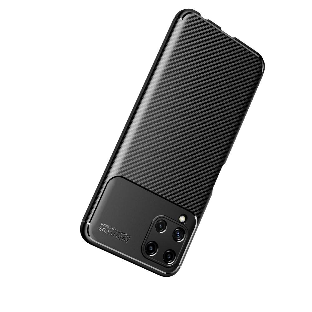 Samsung Galaxy A32 5G carbon fiber szilikon hátlap tok, (Fekete) 1