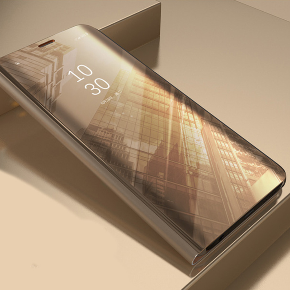 Samsung Galaxy A32 5G Clear view notesz tok (Arany) 0
