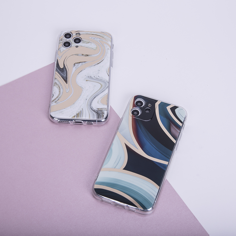 Samsung Galaxy A32 5G márvány mintás szilikon hátlap tok (Shadow) 3