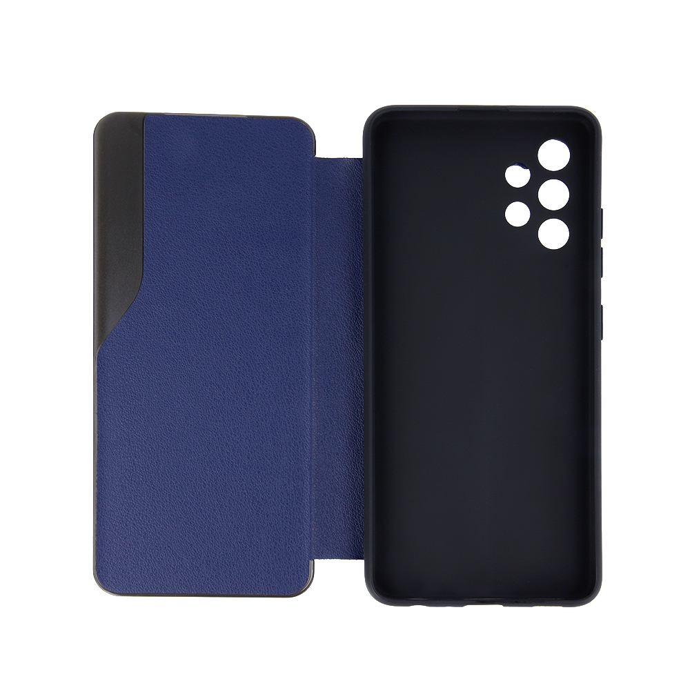 Samsung Galaxy A32 5G Smart view TPU notesz tok (Kék) 0