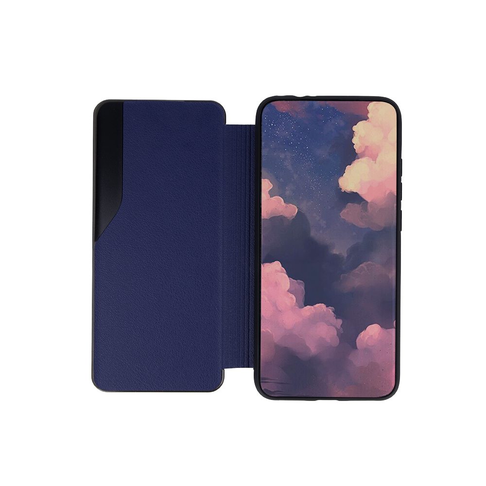 Samsung Galaxy A32 5G Smart view TPU notesz tok (Kék) 3