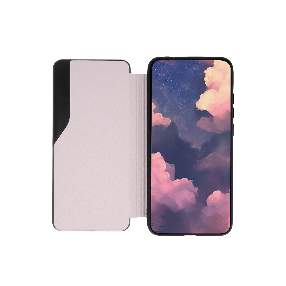 Samsung Galaxy A32 5G Smart view TPU notesz tok (Pink) 1
