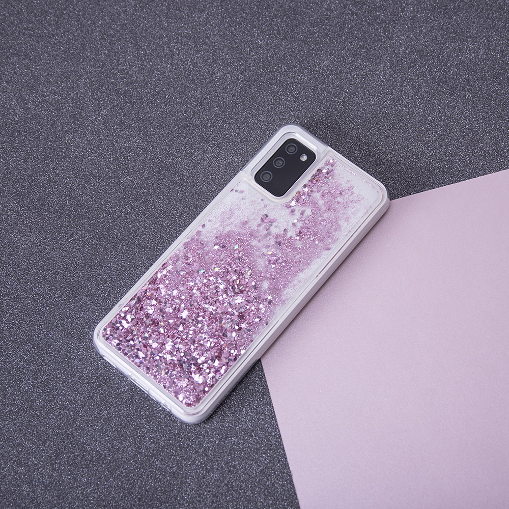 Samsung Galaxy A33 5G folyékony glitter hátlap tok (Lila) 4