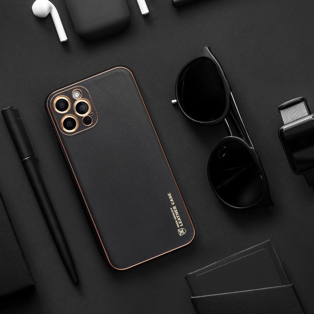 Samsung Galaxy A33 5G Forcell bőr hátlap tok (Fekete) 1