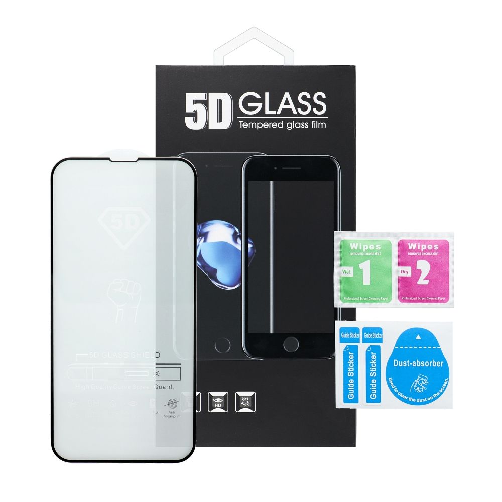 Samsung Galaxy A34 5G 5D full glue üvegfólia teljes kijelzőre fekete 1