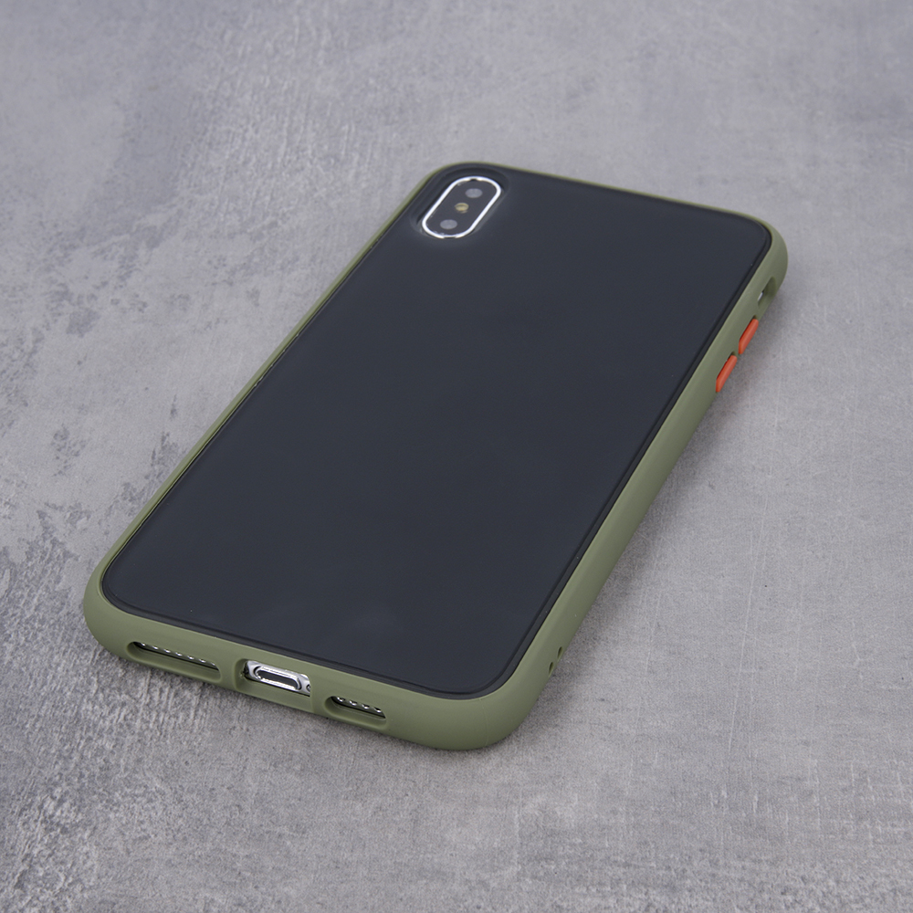 Samsung Galaxy A34 5G colored buttons hátlap tok (Zöld) 0