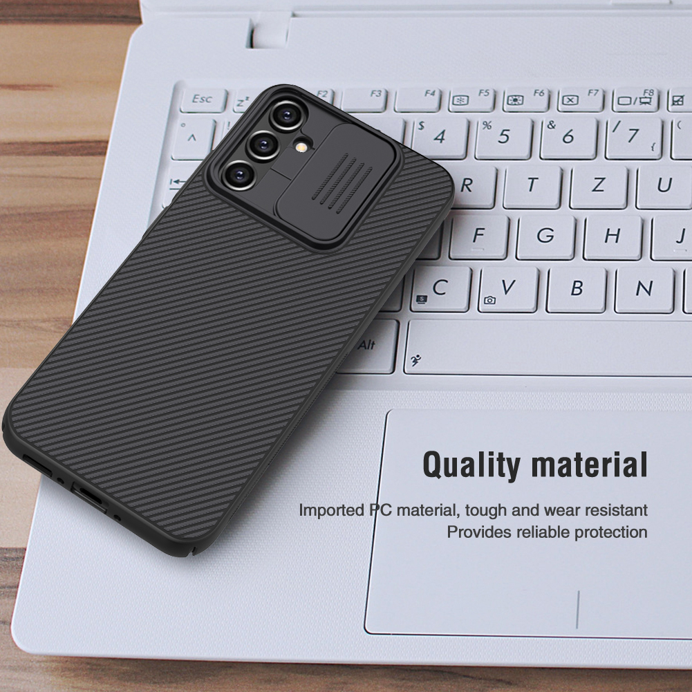 Samsung Galaxy A34 5G Nillkin camshield hátlap tok fekete 0