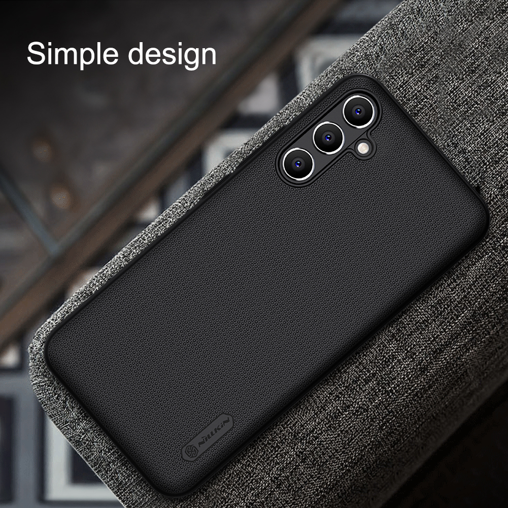 Samsung Galaxy A34 5G Nillkin Super frosted strapabíró hátlap tok fekete
