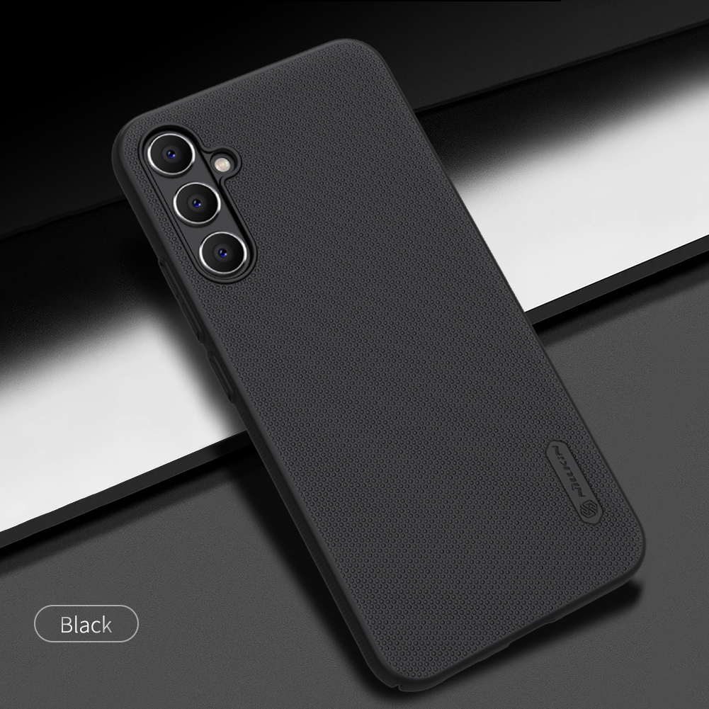 Samsung Galaxy A34 5G Nillkin Super frosted strapabíró hátlap tok fekete