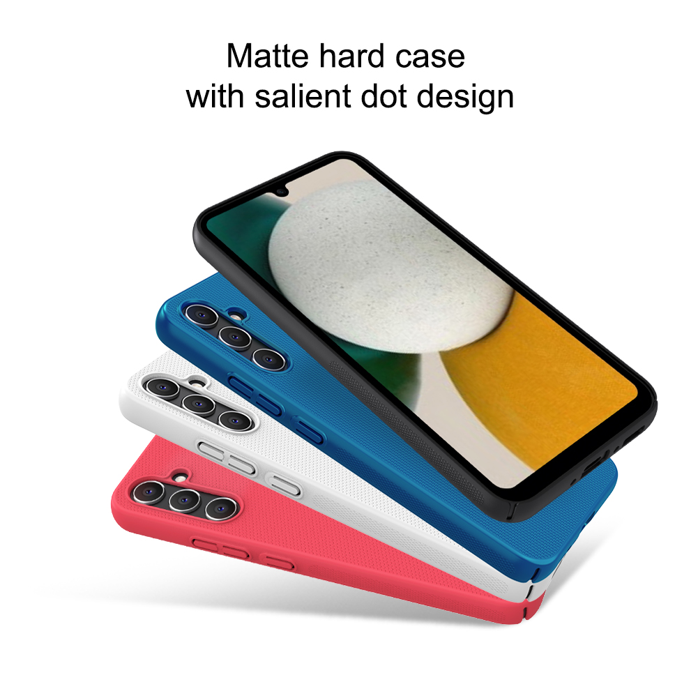 Samsung Galaxy A34 5G Nillkin Super frosted strapabíró hátlap tok fekete