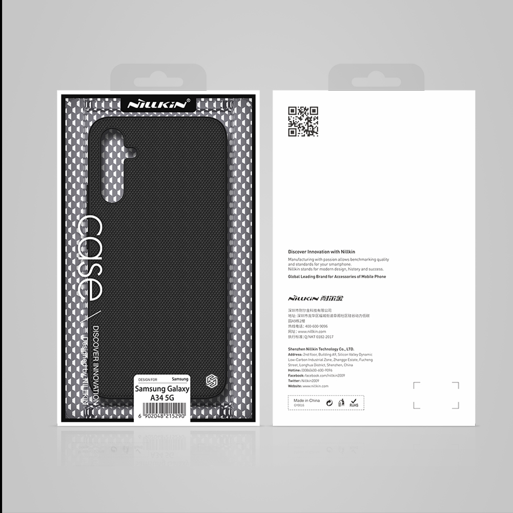 Samsung Galaxy A34 5G Nillkin textured hátlap tok (Fekete) 5