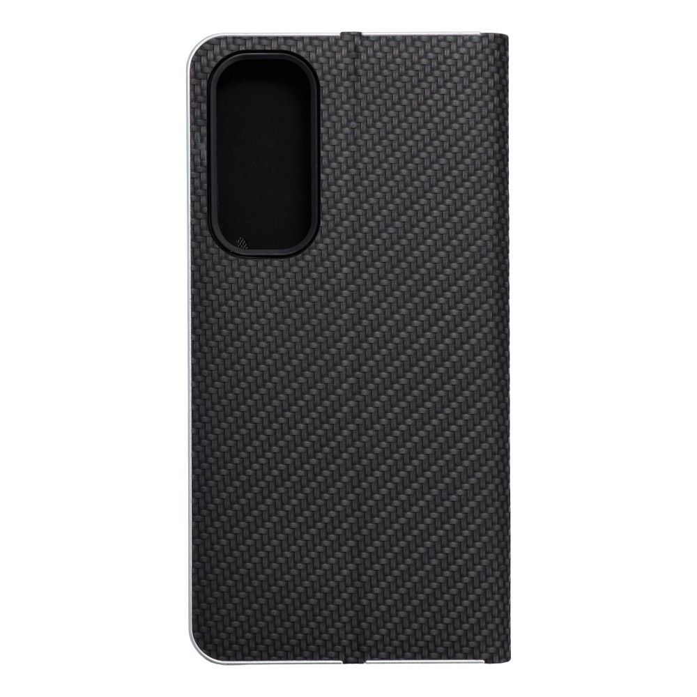 Samsung Galaxy A35 Lunca carbon notesz tok (Fekete)