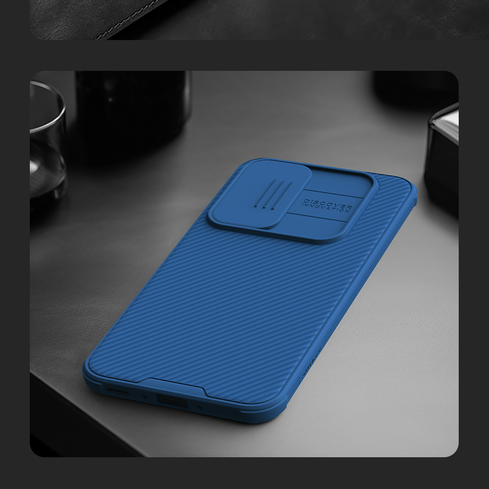 Samsung Galaxy A35 Nillkin camshield pro kameravédős hátlap tok (Fekete)