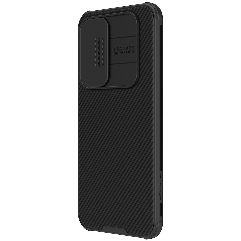 Samsung Galaxy A35 Nillkin camshield pro kameravédős hátlap tok (Fekete)