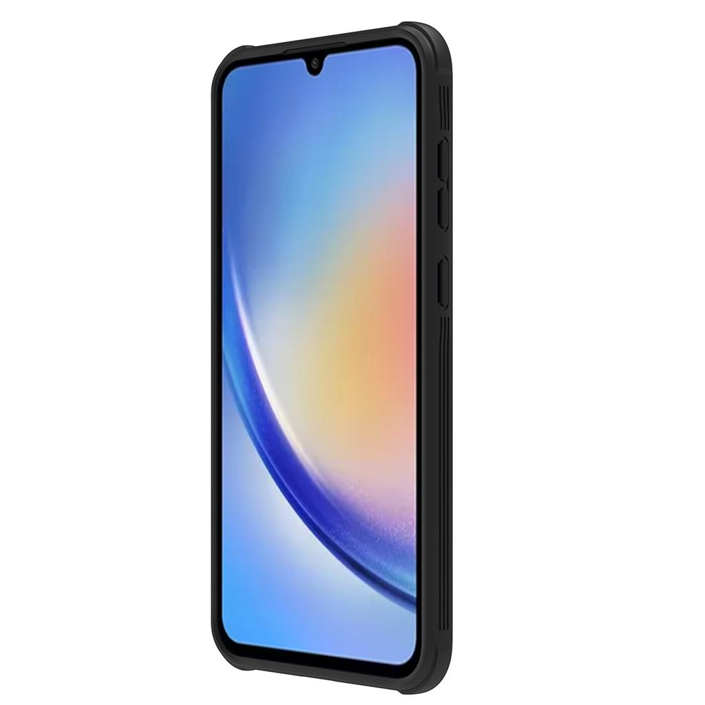 Samsung Galaxy A35 Nillkin camshield pro kameravédős hátlap tok (Fekete)