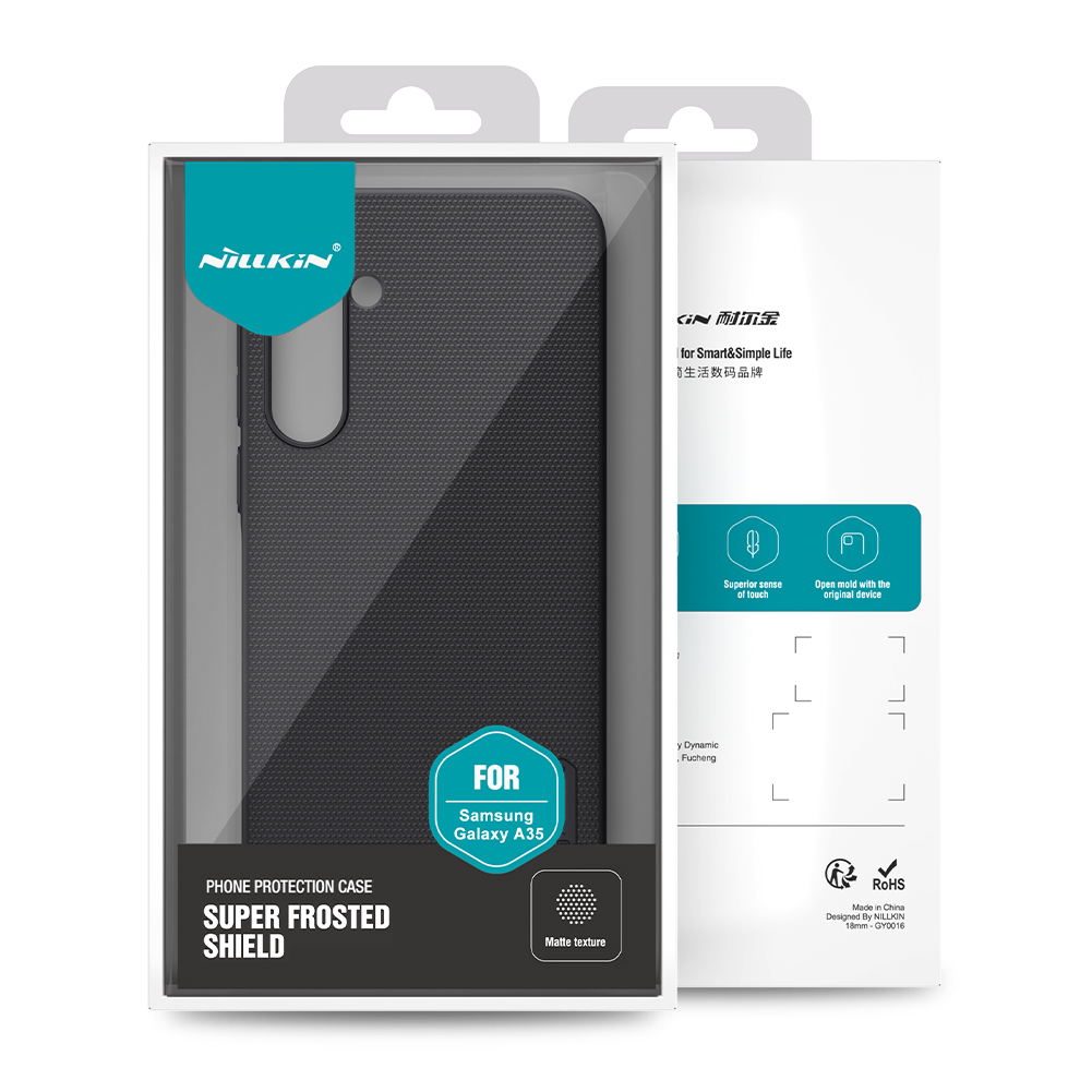 Samsung Galaxy A35 Nillkin Super frosted strapabíró hátlap tok (Fehér)