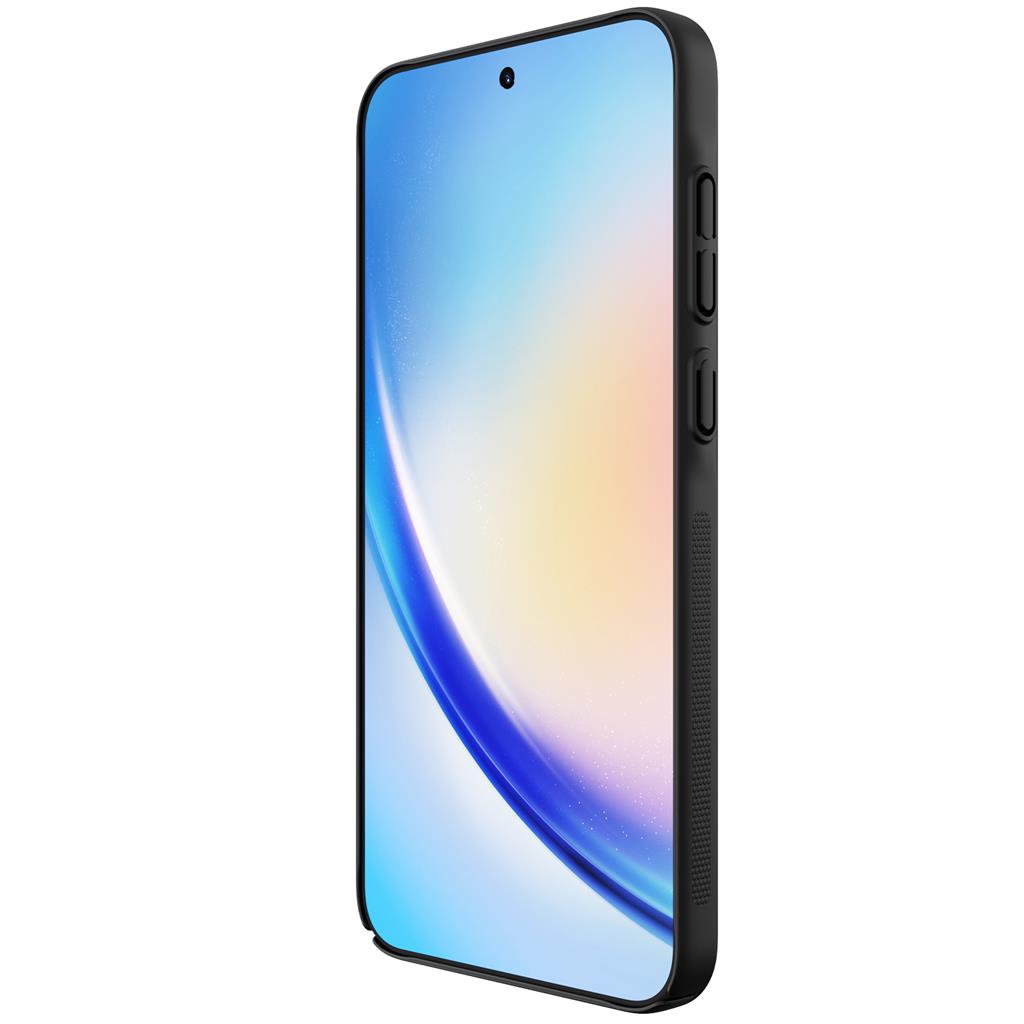 Samsung Galaxy A35 Nillkin Super frosted strapabíró hátlap tok fekete