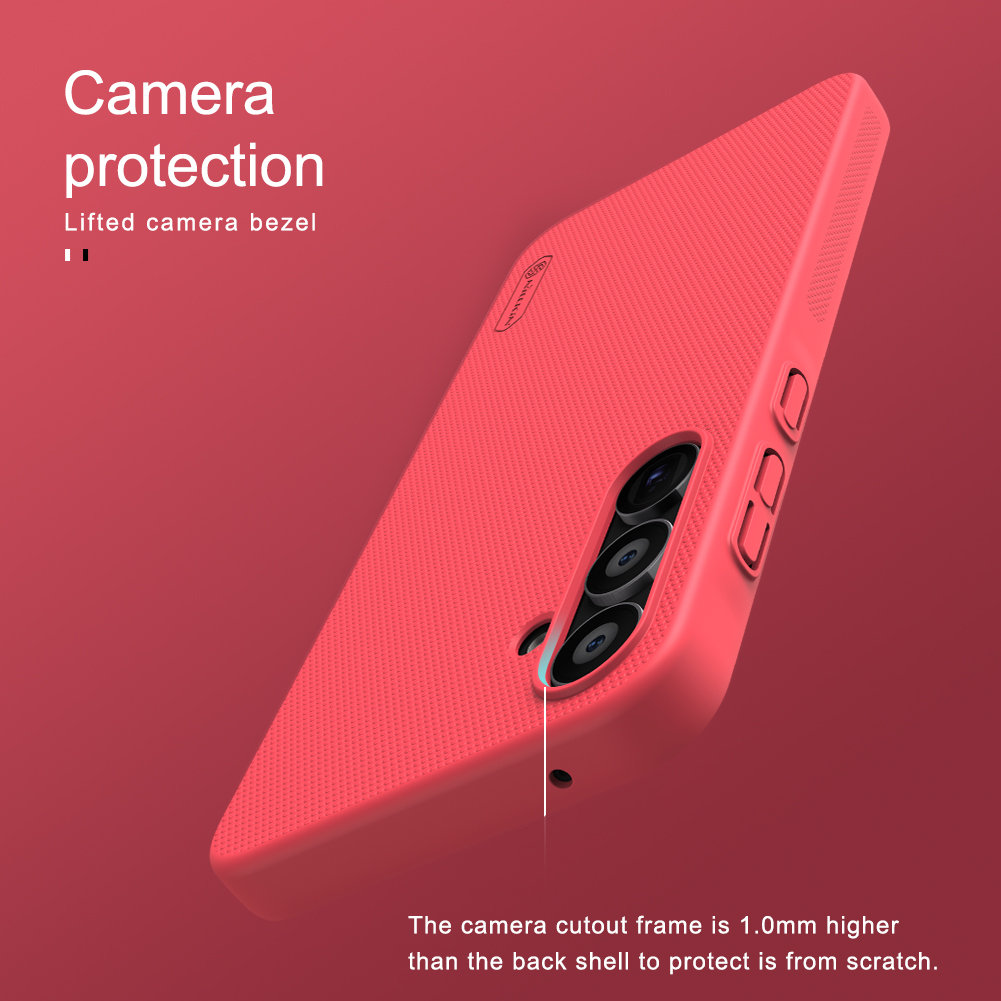 Samsung Galaxy A35 Nillkin Super frosted strapabíró hátlap tok kék