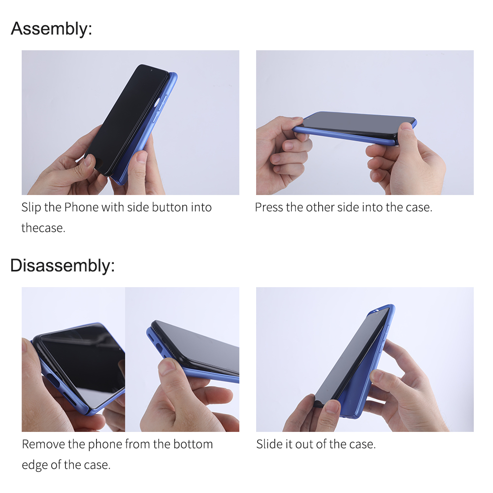 Samsung Galaxy A35 Nillkin Super frosted strapabíró hátlap tok kék