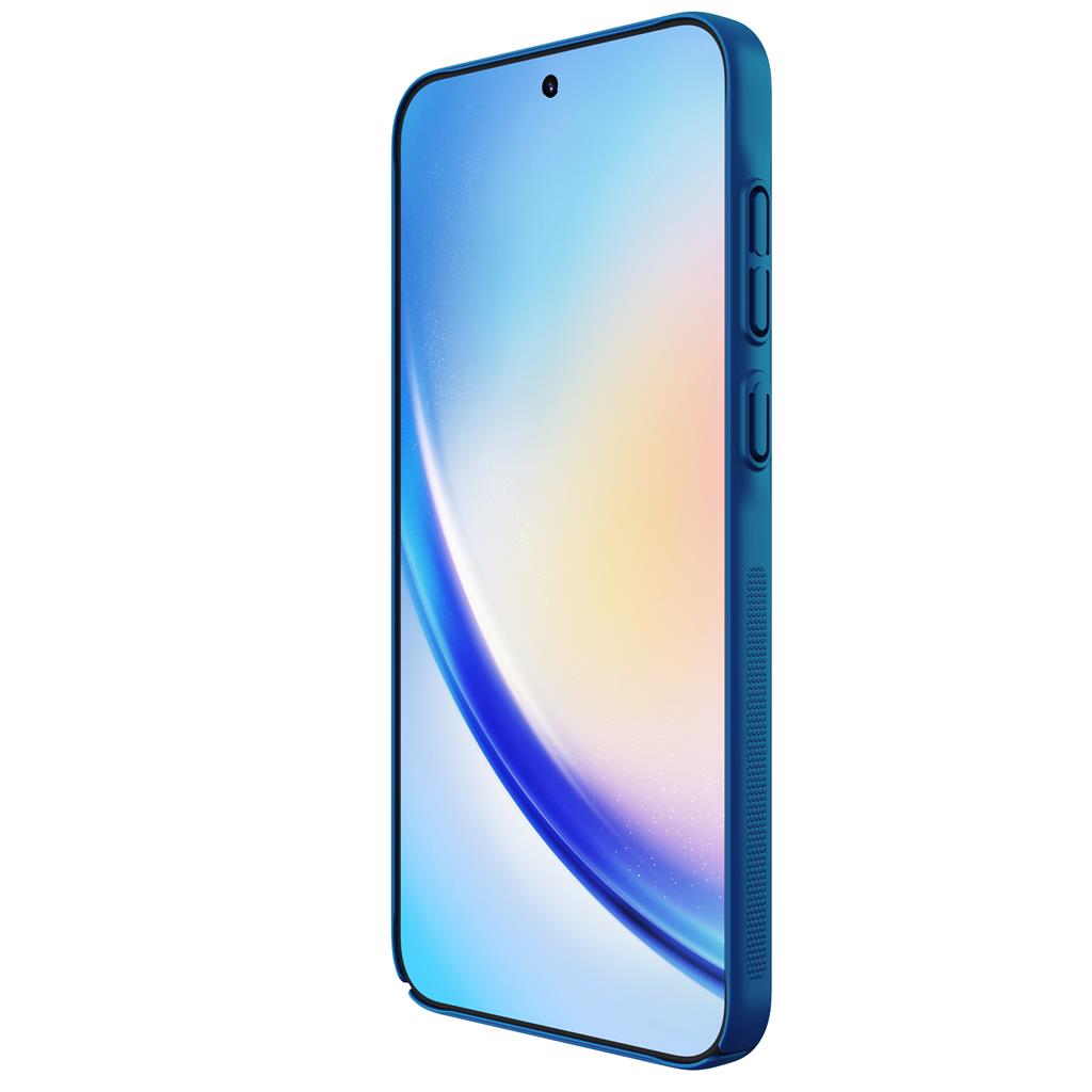 Samsung Galaxy A35 Nillkin Super frosted strapabíró hátlap tok kék