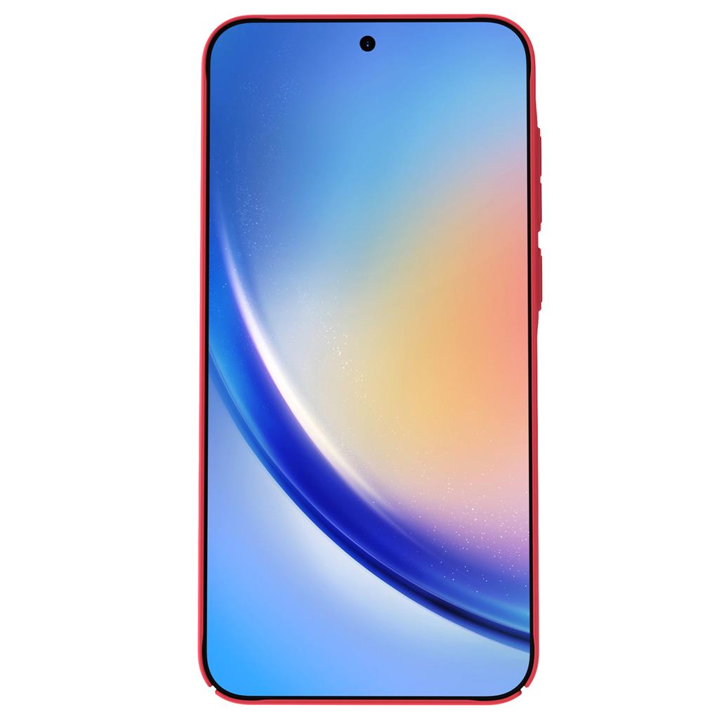 Samsung Galaxy A35 Nillkin Super frosted strapabíró hátlap tok (Piros)