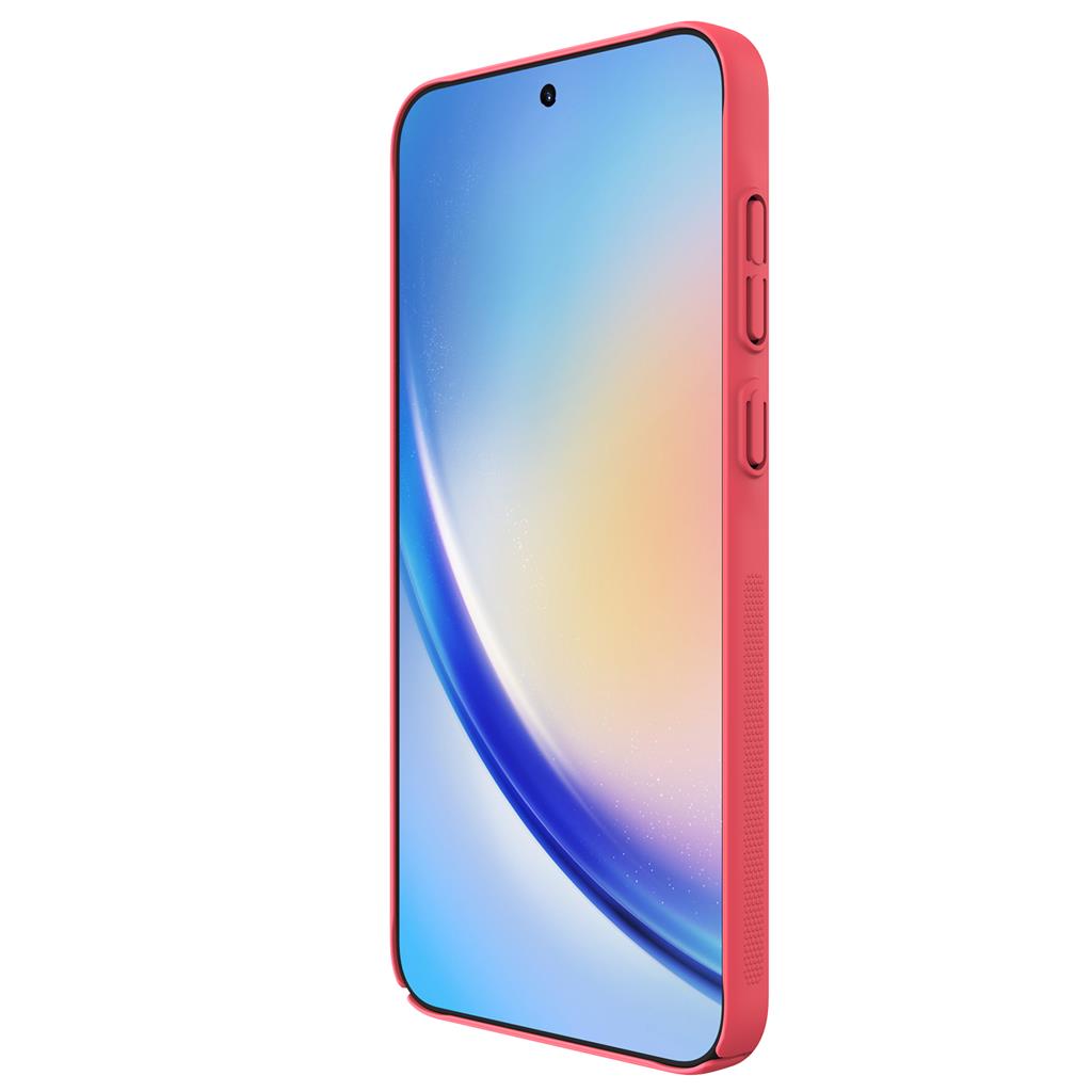 Samsung Galaxy A35 Nillkin Super frosted strapabíró hátlap tok (Piros)