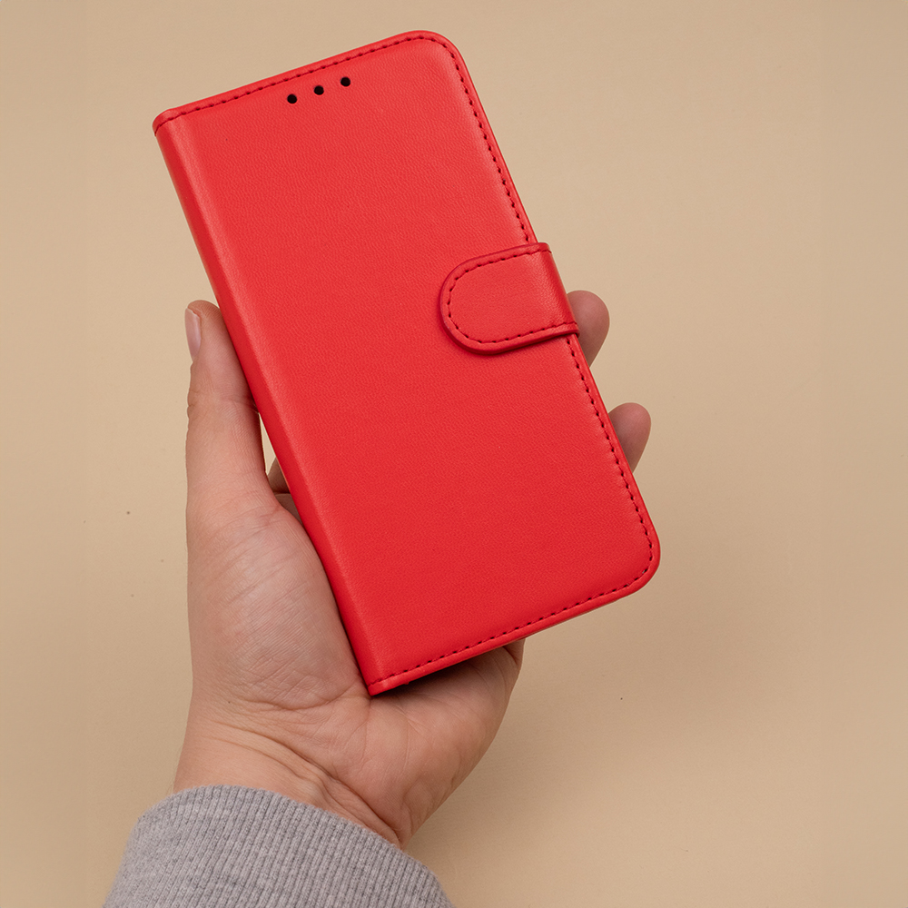 Samsung Galaxy A35 Smart classic notesz tok (Piros)