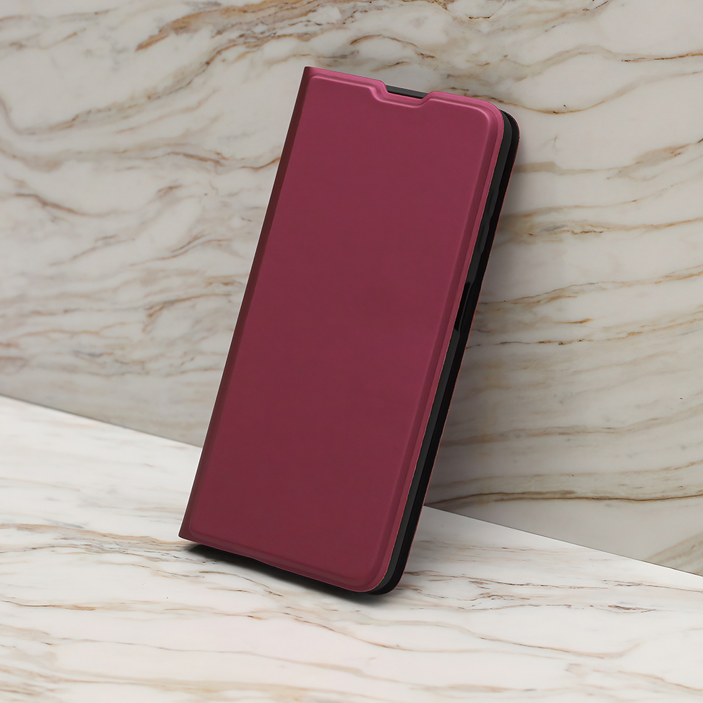 Samsung Galaxy A35 smart soft notesz tok (Bordó)