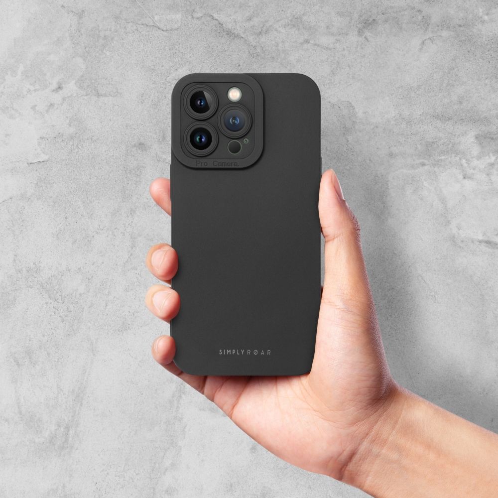 Samsung Galaxy A36 5G Camshield szilikon hátlap tok (Fekete)