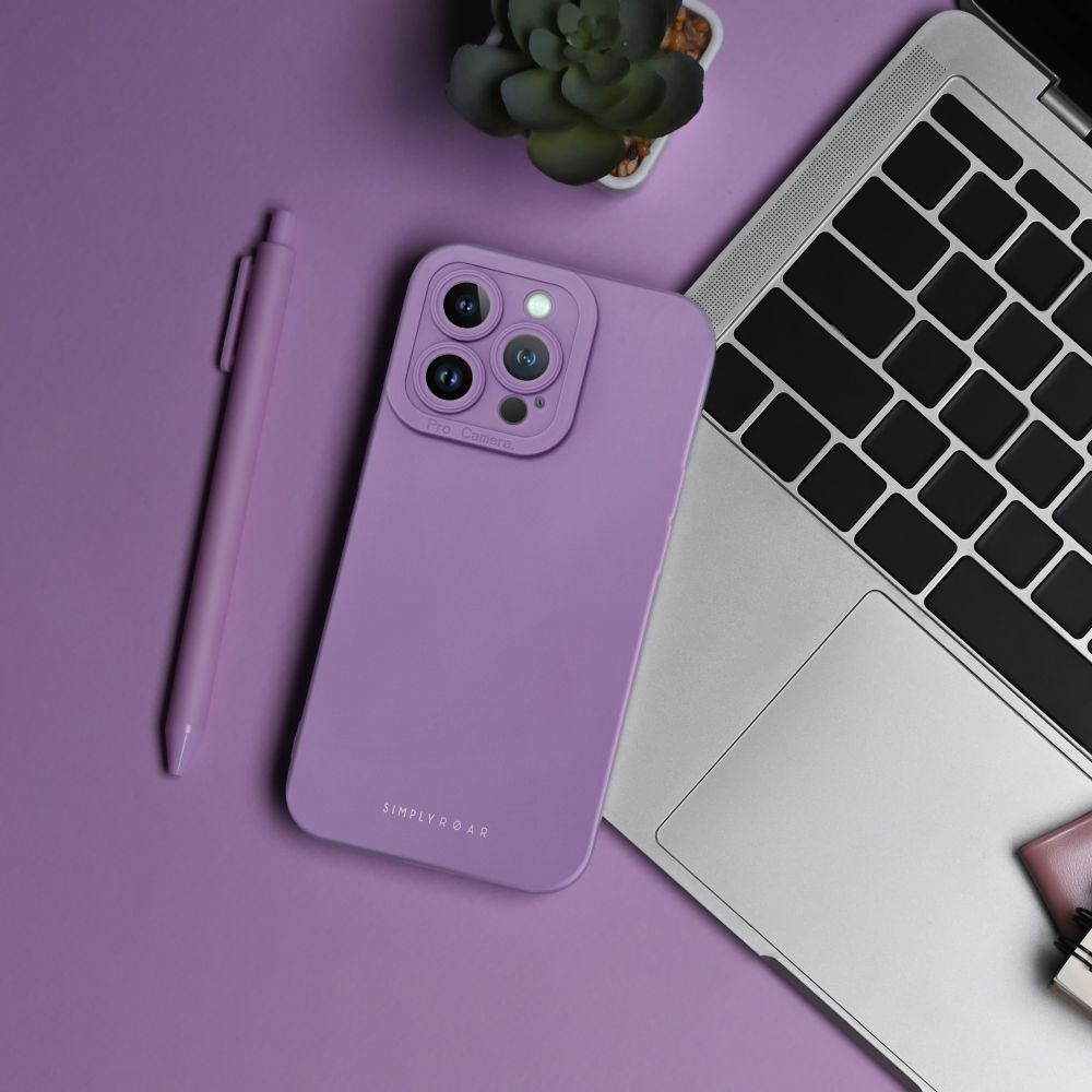 Samsung Galaxy A36 5G Camshield szilikon hátlap tok (Lila)