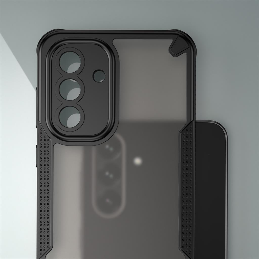 Samsung Galaxy A36 5G & Galaxy A56 5G Defender Matt hátlap tok (Fekete)
