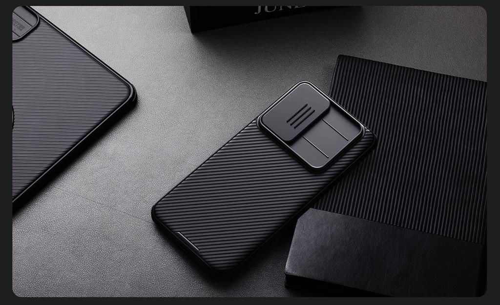 Samsung Galaxy A36 5G Nillkin camshield pro kameravédős hátlap tok (Kék)