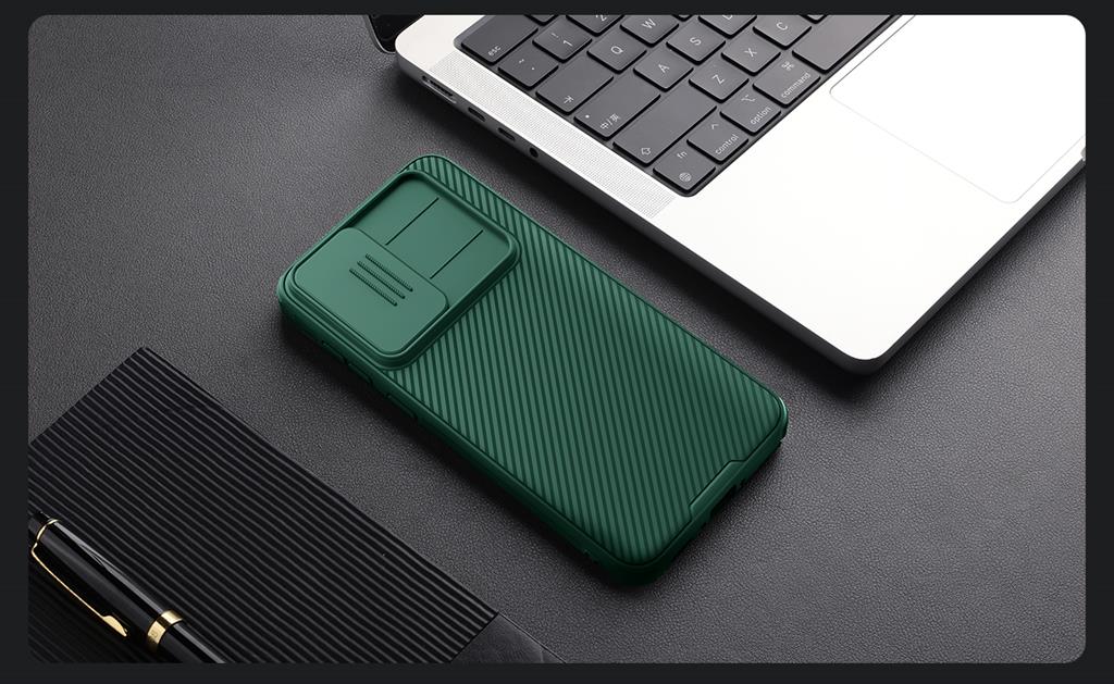 Samsung Galaxy A36 5G Nillkin camshield pro kameravédős hátlap tok (Kék)