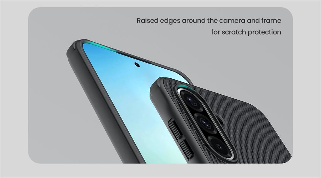 Samsung Galaxy A36 5G Nillkin Super frosted strapabíró hátlap tok (Kék)