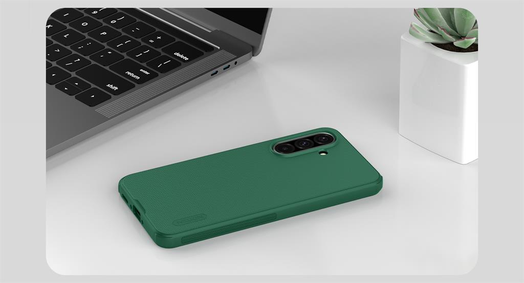 Samsung Galaxy A36 5G Nillkin Super frosted strapabíró hátlap tok (Kék)