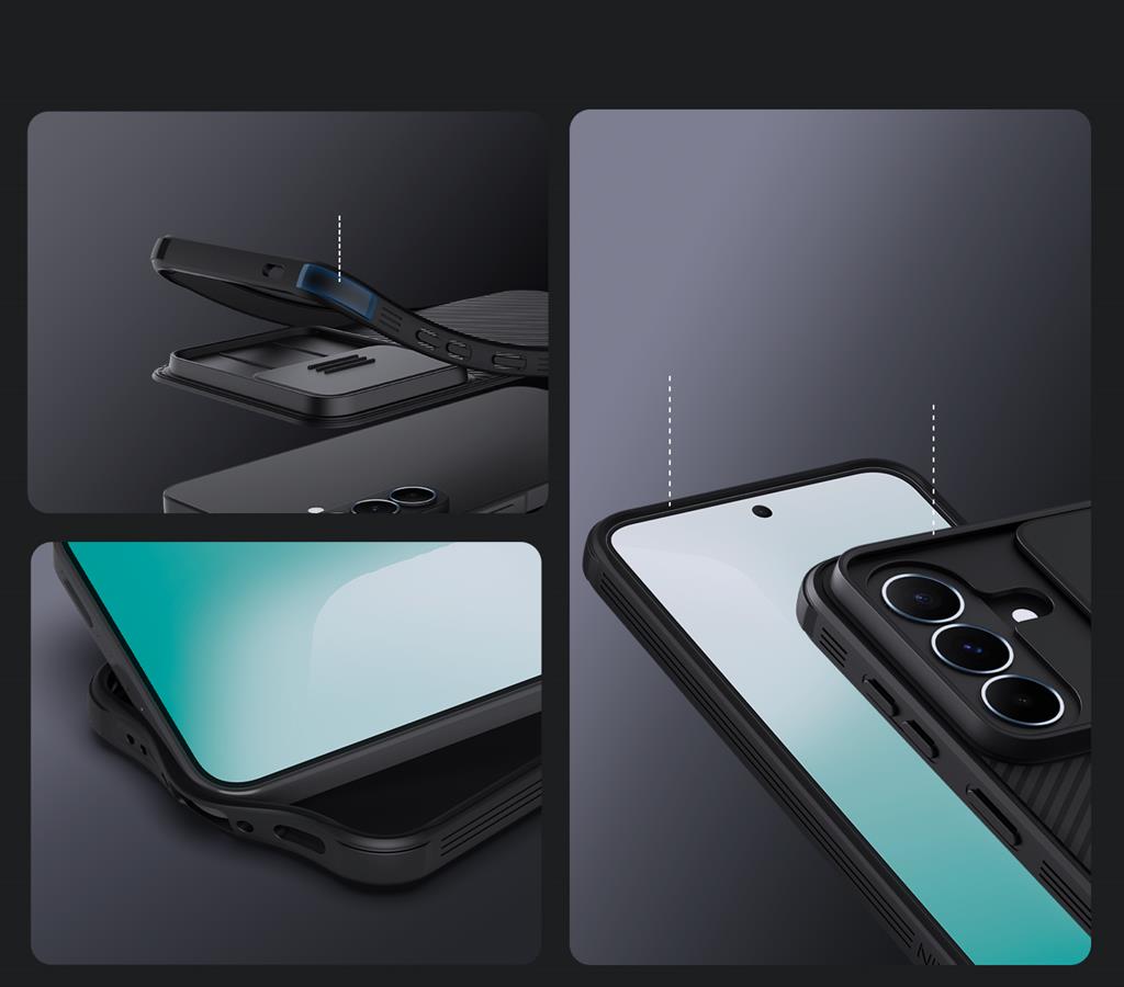 Samsung Galaxy A37 5G Nillkin Camshield Pro hátlap tok (Fekete)