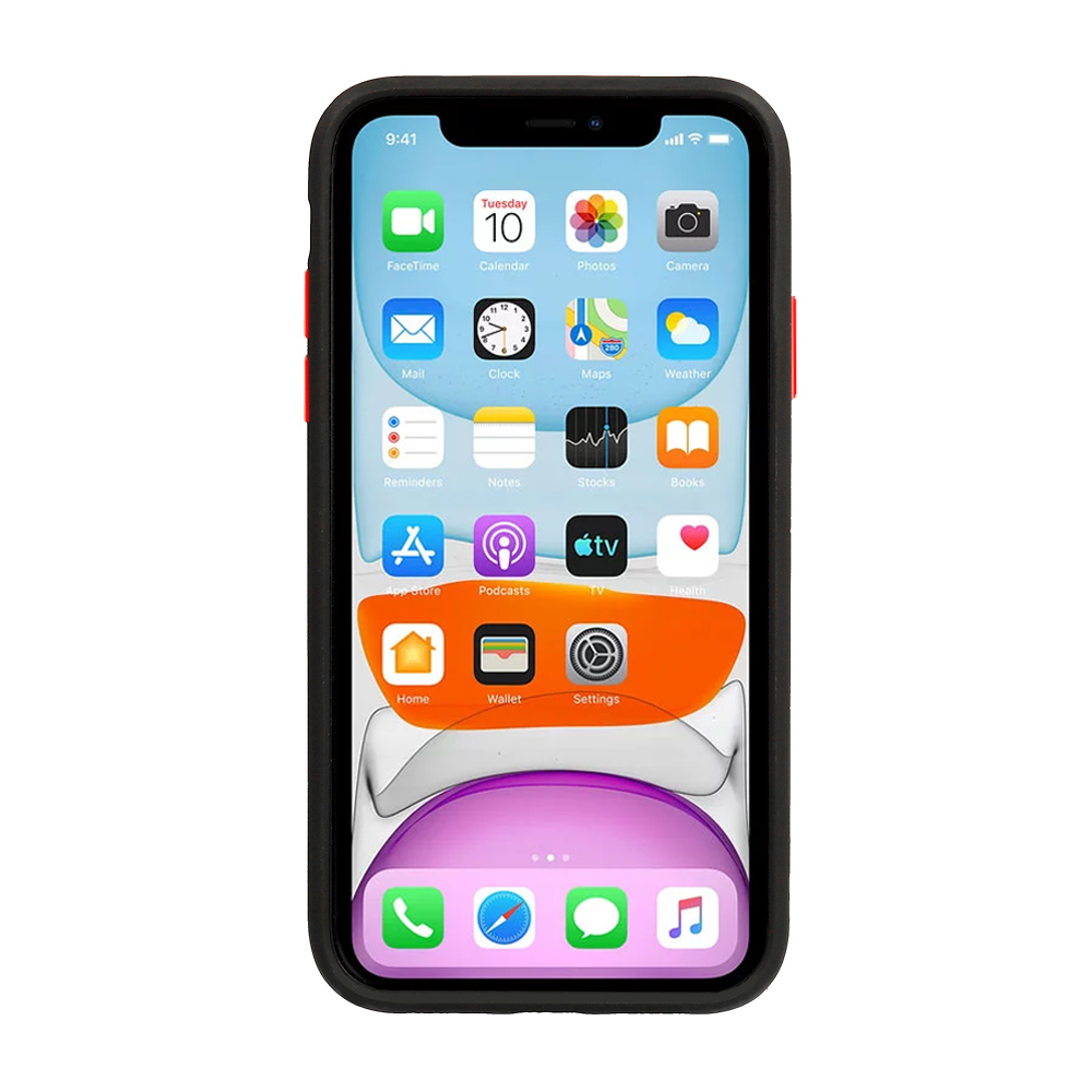 Samsung Galaxy A40S Elephant series üvegfólia teljes kijelzőre, átlátszó (fekete keret) 2