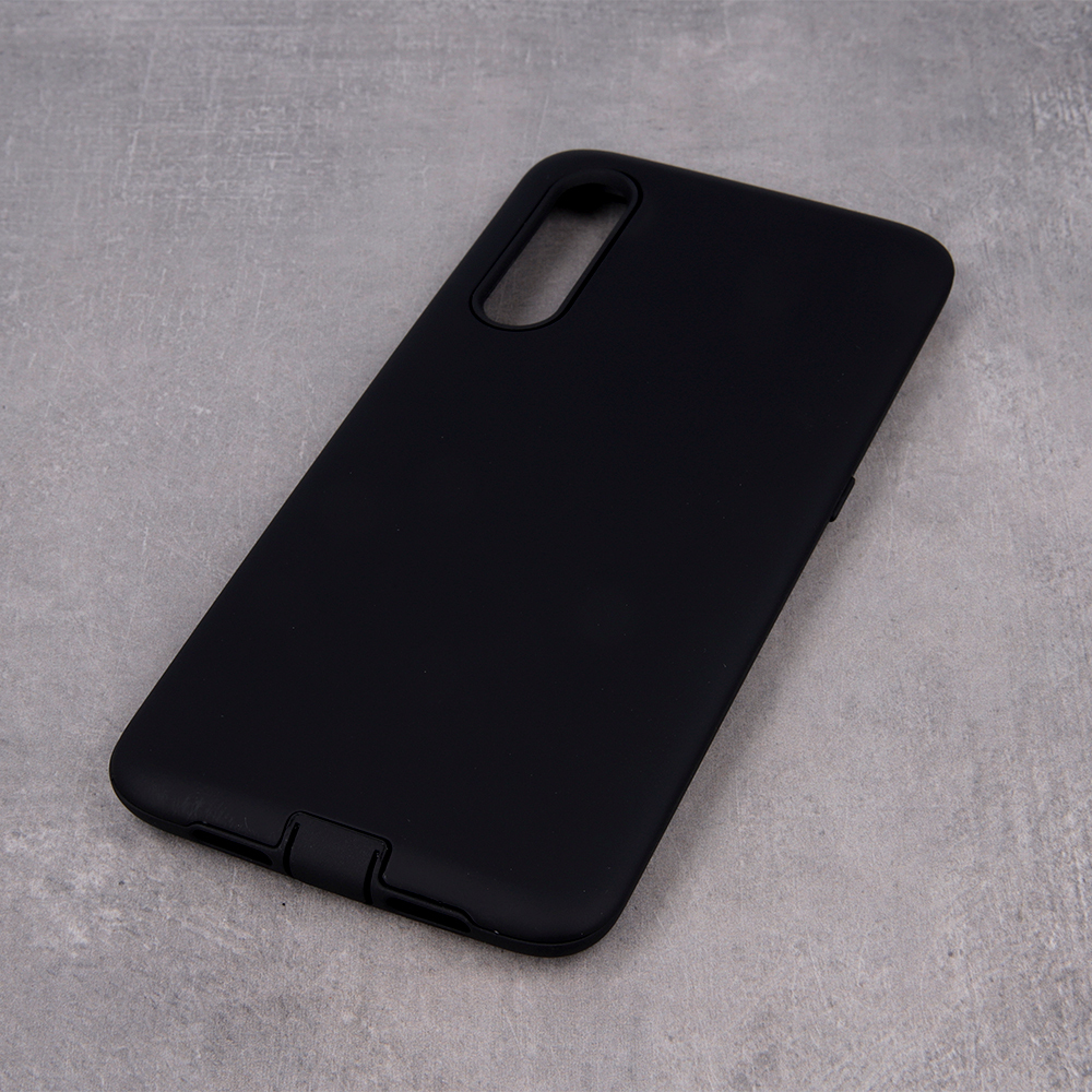 Samsung Galaxy A41 Defender smooth ütésálló hátlap tok, (Fekete)