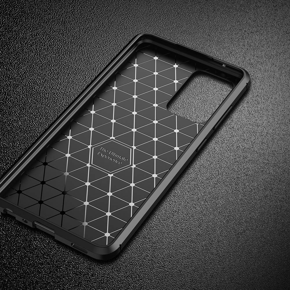 Samsung Galaxy A52 4G/A52 5G/A52s 5G carbon fiber szilikon hátlap tok (Kék) 0